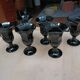 Black ice cream cups