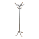 Free-standing coat rack in metal and wood 1980 1990