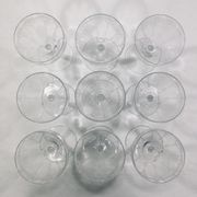 Art deco crystal glass service