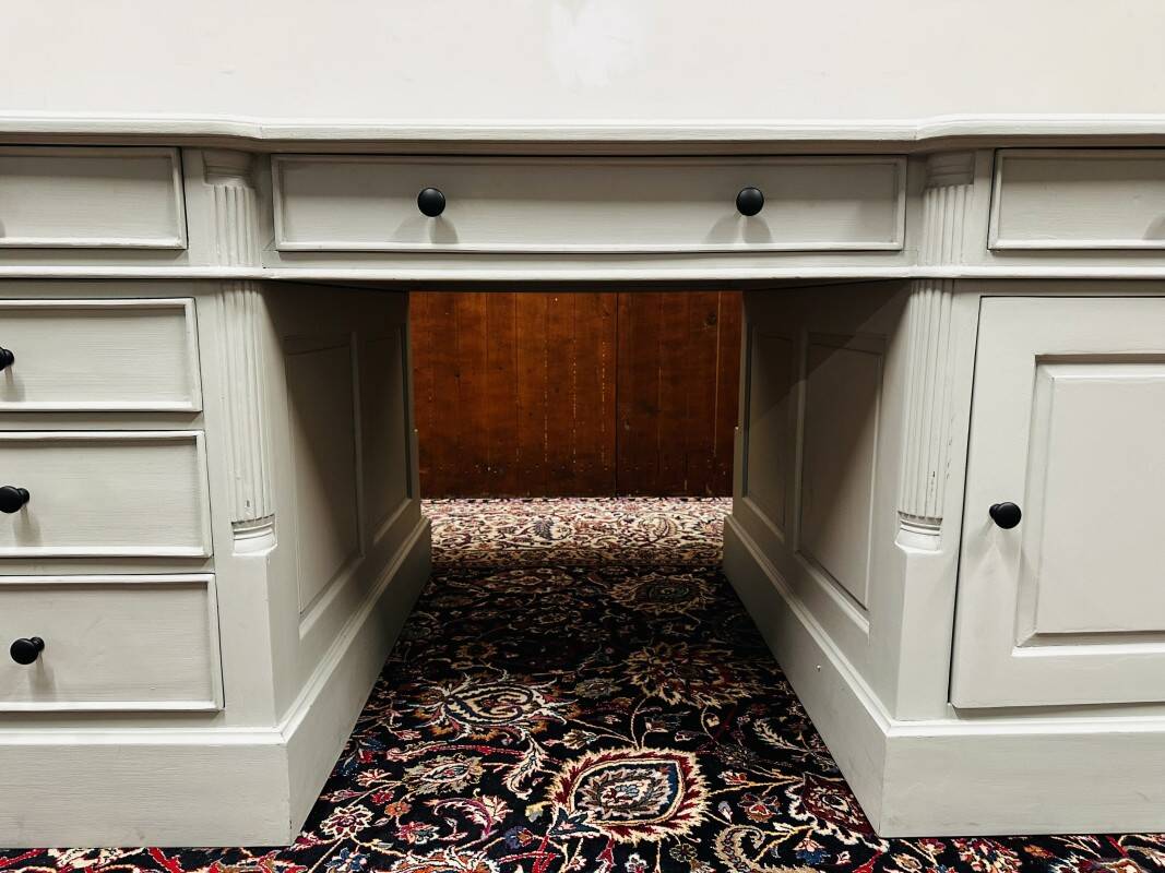 Classic English Grey Desk Partnerdesk