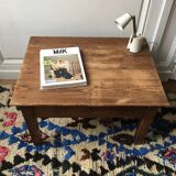 Side table, low wood