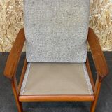 60s 70s Teak Easy Chair Sven Ellekaer for Komfort Design Denmark
