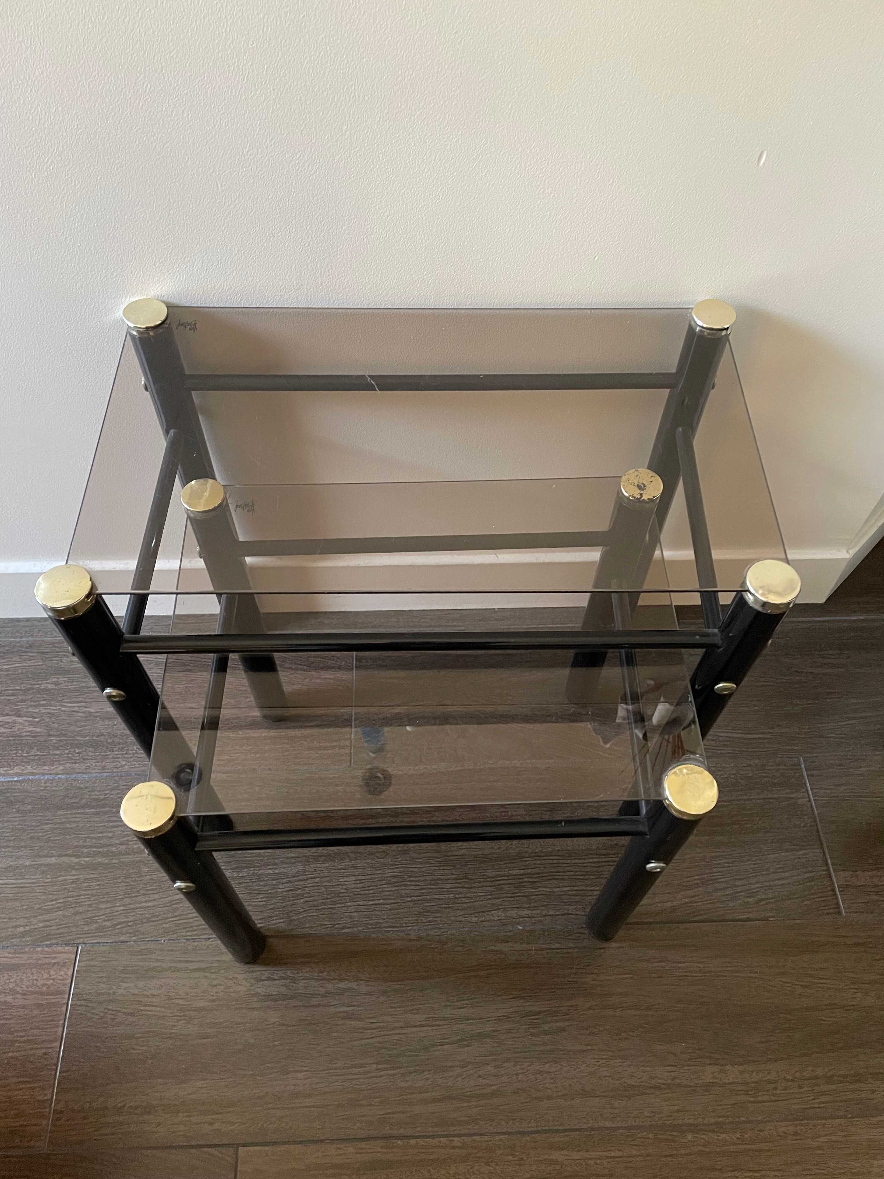 Nesting tables by Yves Boutboul, designer from the 70s