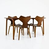 Ensemble de salle à manger par Arne Jacobsen pour Fritz Hansen, années 1950
