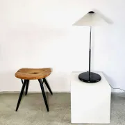 Lampe de table en verre dépoli par Af Cinquanta, Italie, années 1980.