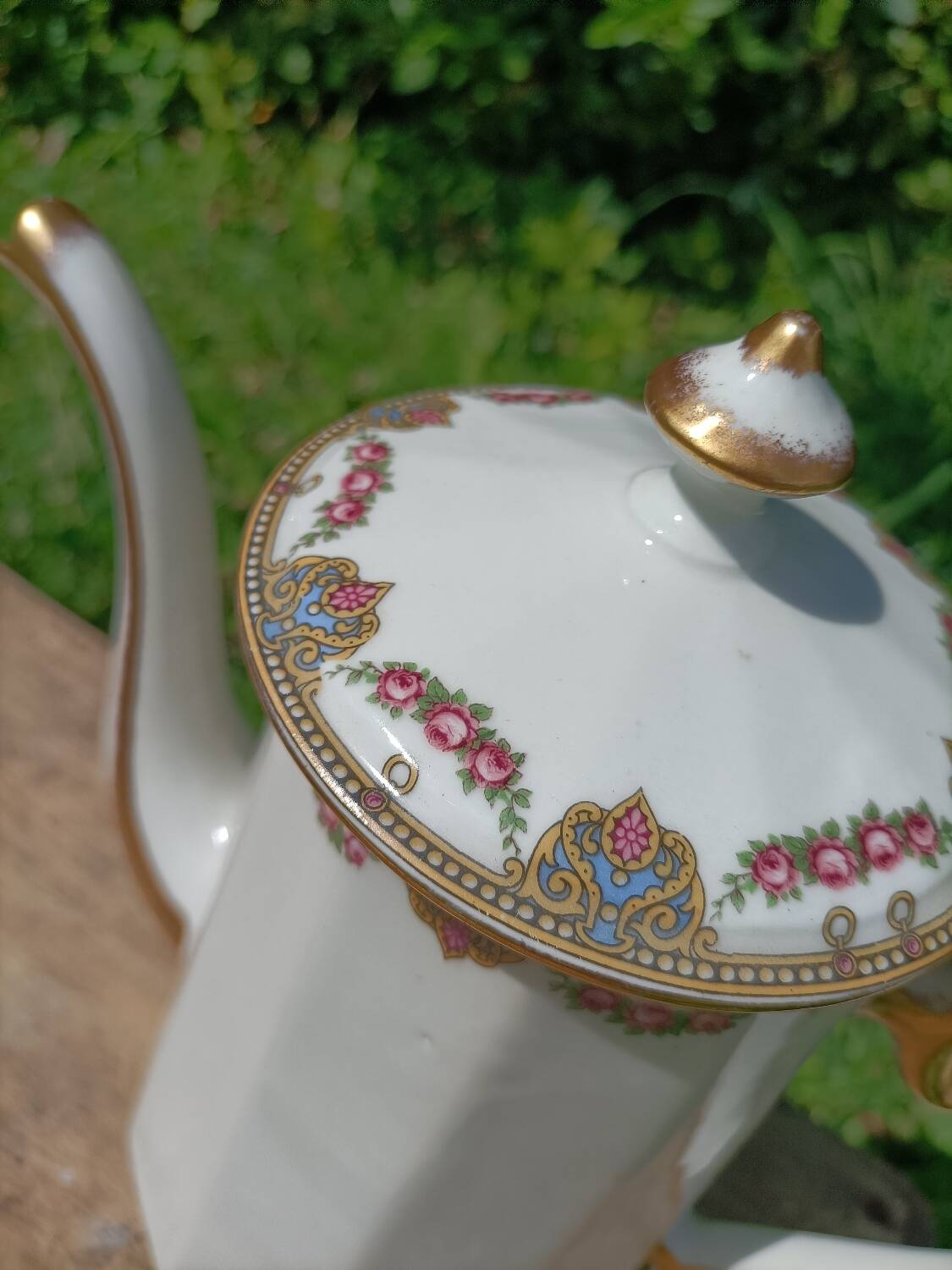 Limoges porcelain tea service - Walbecque Dewitte Armentières