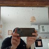 Antique 19th century mirror 38*28 cm