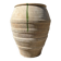 Ancient terracotta pottery jar from the 19th century.