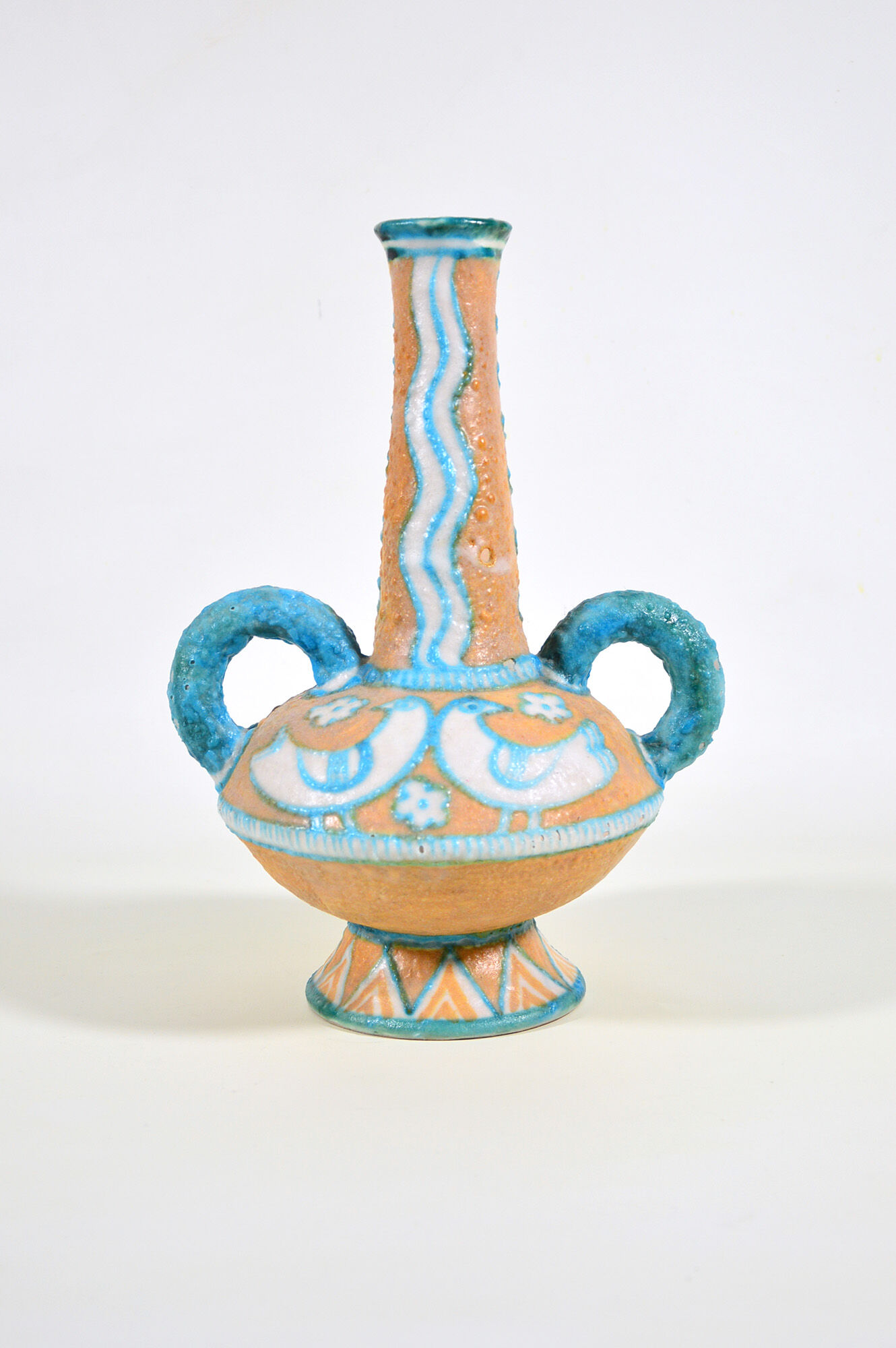 Italian Mid-Century Ceramic Vase from C.A.S. Ceramiche Artistiche Solimene Vietri