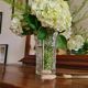Vase en verre travaillé