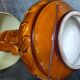 West germany ceramic floor lamp 70s