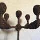Vintage chandelier in ropes