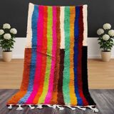 Colorful handmade rug 250cm x 150cm