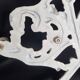 Vintage Heraldry Wall Coat Rack 4 Hooks Cast Aluminium