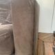 Anthracite grey velvet sofa