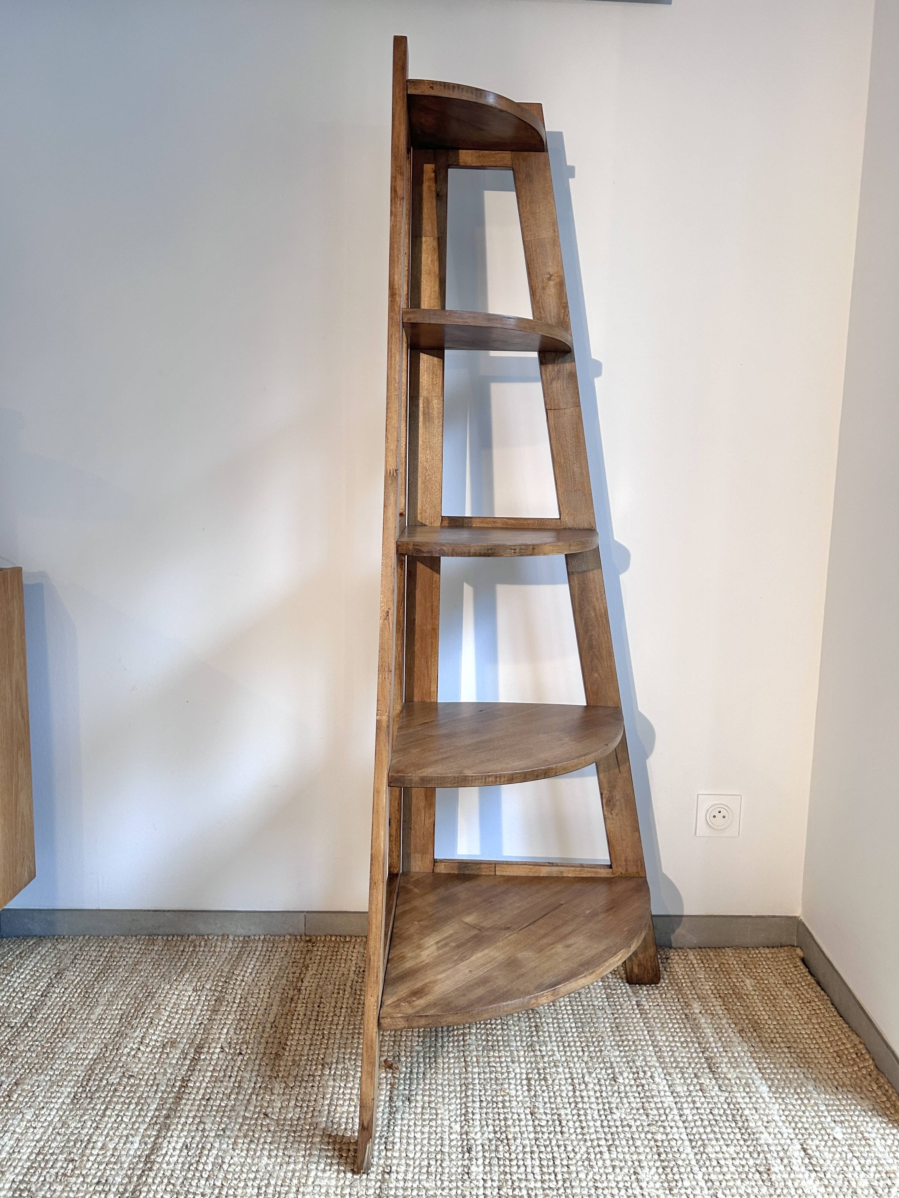 Mid-century reconstruction corner shelf