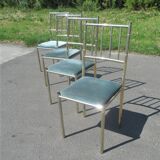 Set of four chairs, italy, 1970s