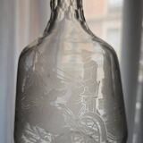 Cut glass carafe