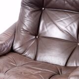 Modular leather sofa by michel cadestin for airborne