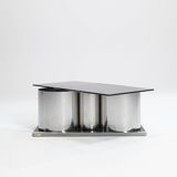Table basse et bar futuristes par Ludovico Acerbis pour Domustil, Italie, 19