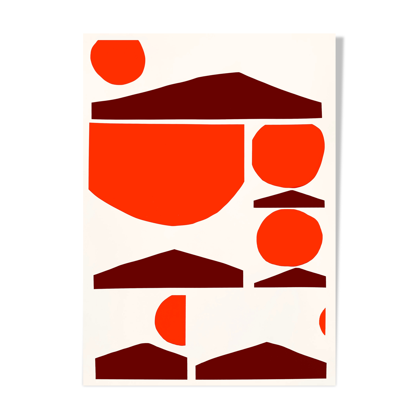 Poster serigraphie - dune 3