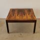 Scandinavian square rosewood coffee table