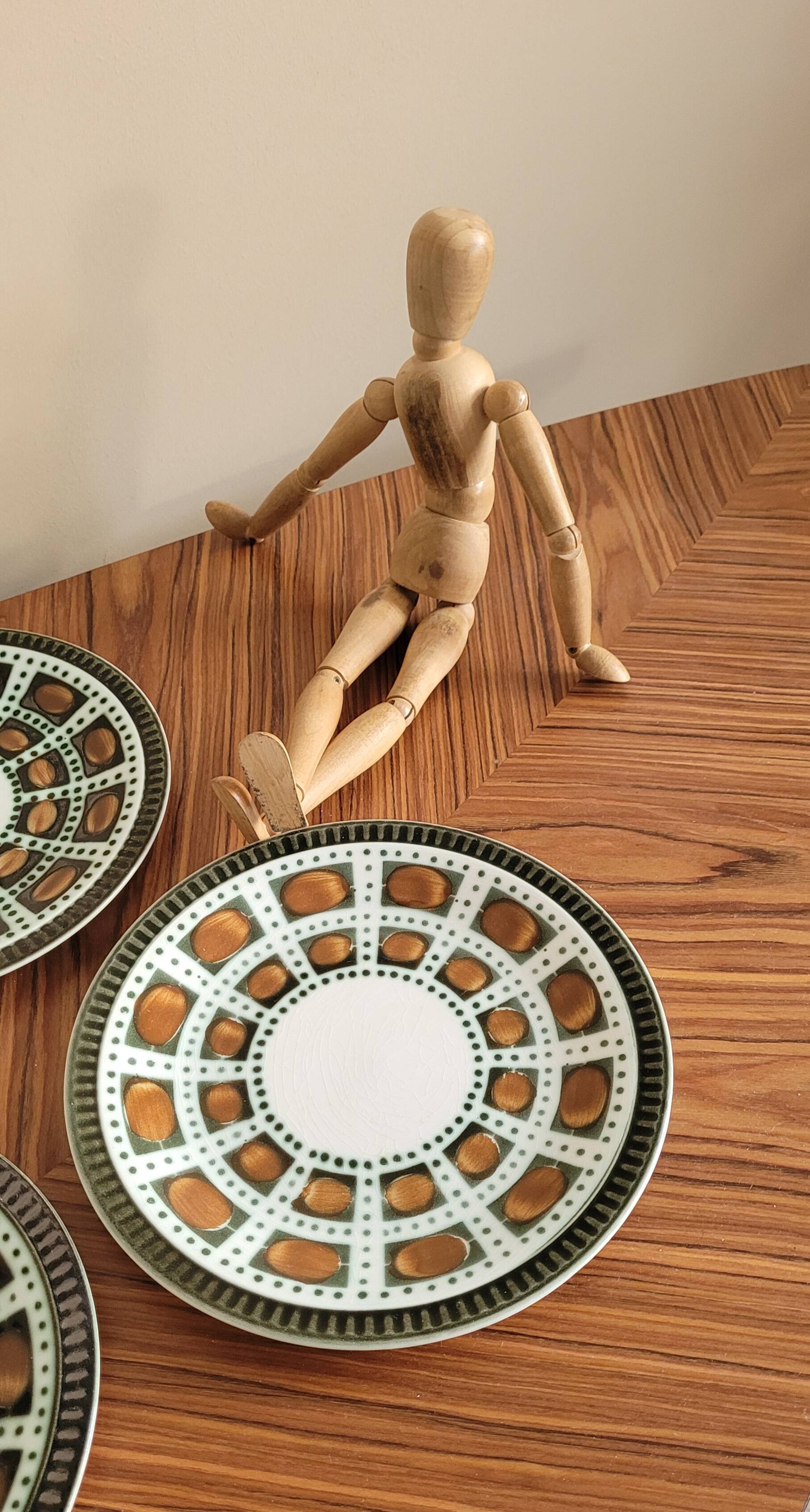 Set 6 assiettes Bernadette Boch