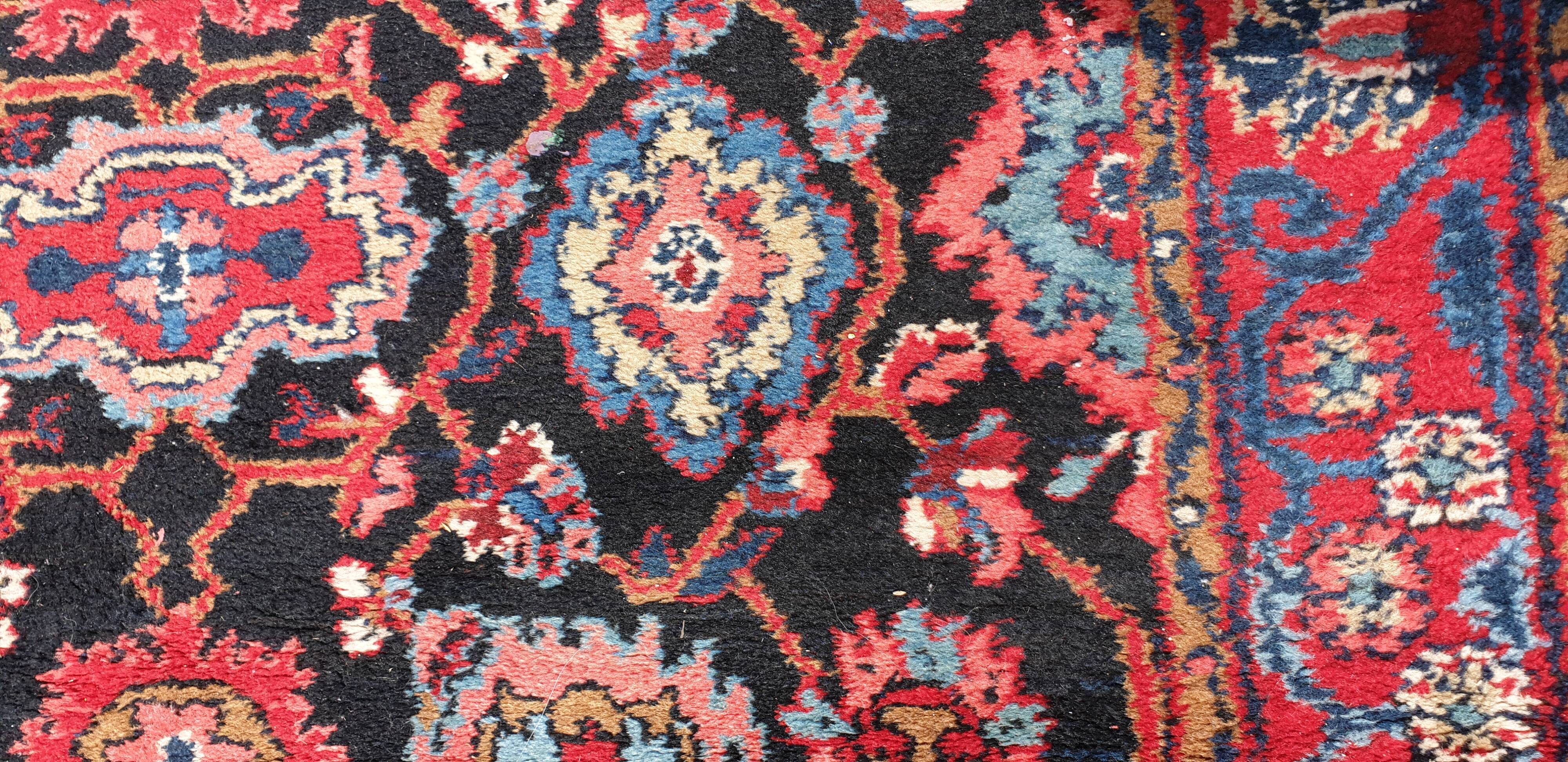 Oriental carpet wool