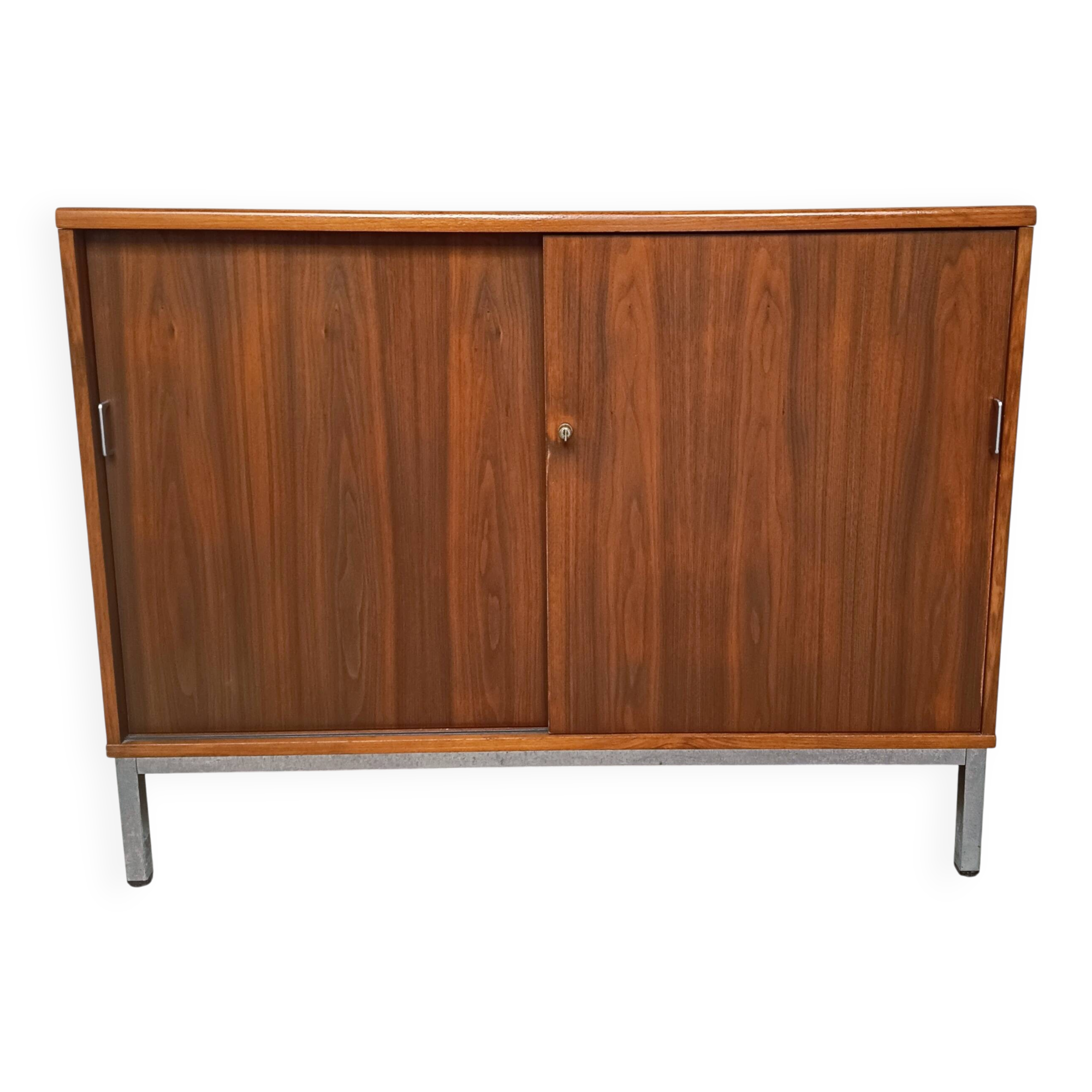 Meuble moderniste 2 portes coulissantes, 1960