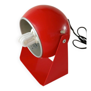 Vintage Red Eyeball Desk Lamp by Veneta Lumi – 1970s/1980s Space Age