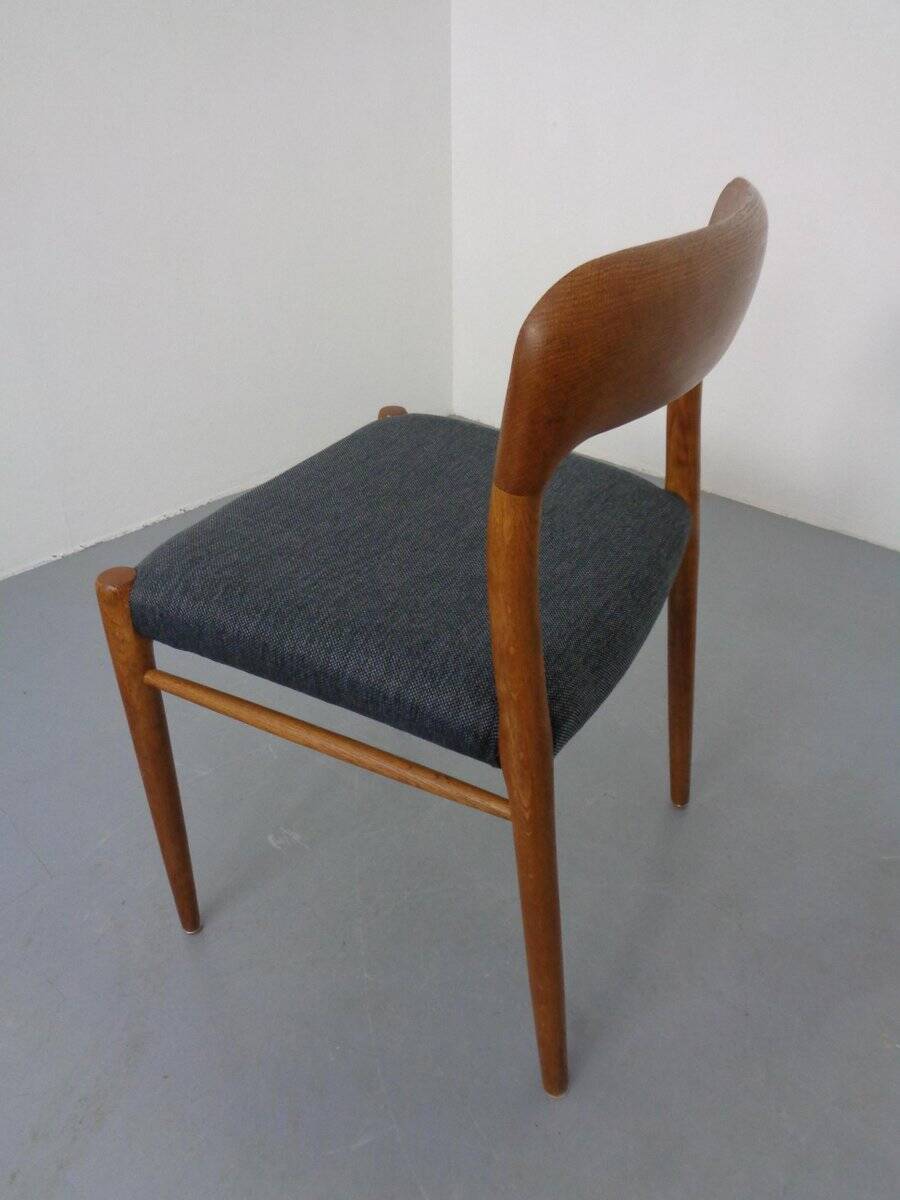 Model 75 Chair in Oak by Niels Otto Møller for J.L. Møllers, 1960s
