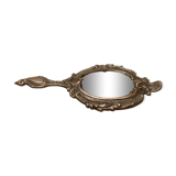 Silver hand mirror made in Belgium
