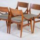 Mid-Century Dining Chairs in Teak by Vestervig Erikson for Brdr. Tromborg, 1960s, Set of 4