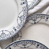 8 flat ironware plates “Balzac” Choisy le Roi