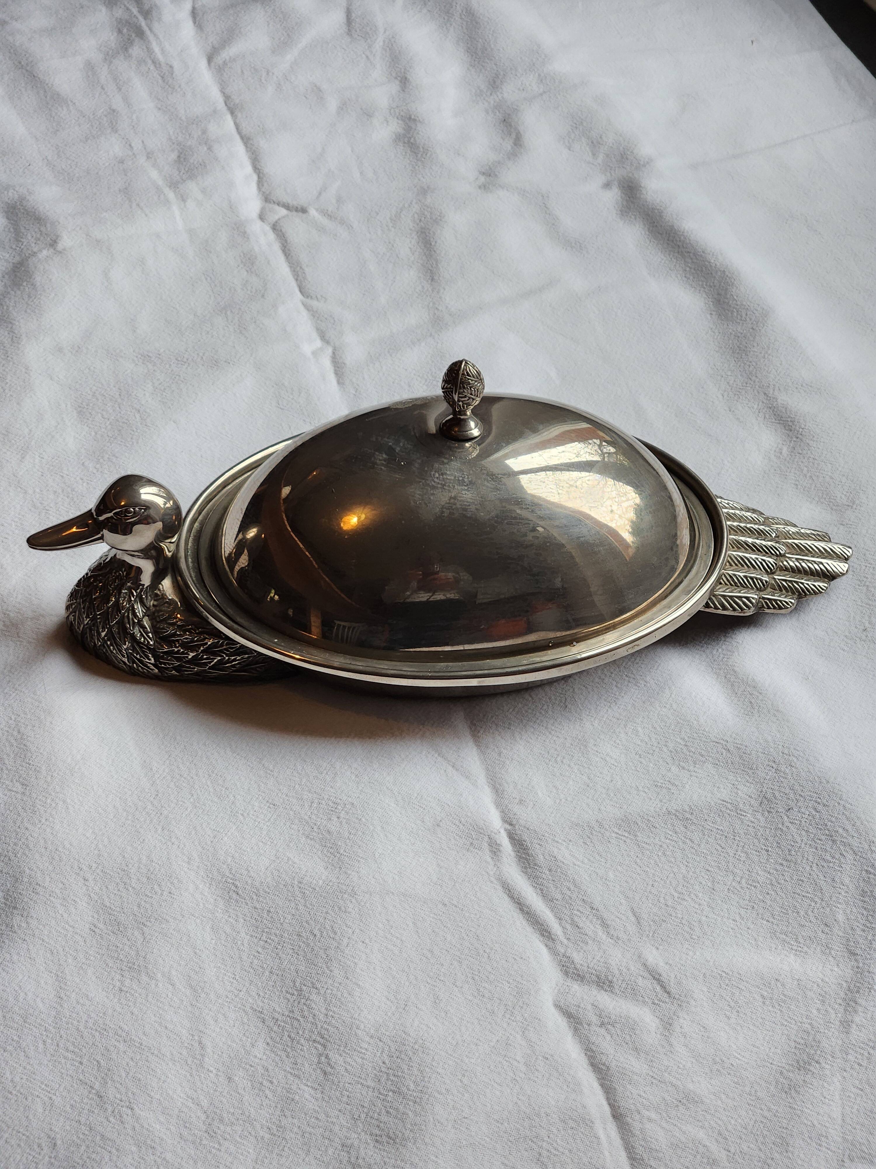 Vintage flat display for duck foie gras