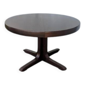 Table ronde avec rallonges papillon
