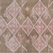 Vintage Taupe Pastel Turkish Karapinar Rug 4'10'' x 8'1''