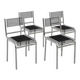 Four Sandows chairs by Rene Herbst, c.1980