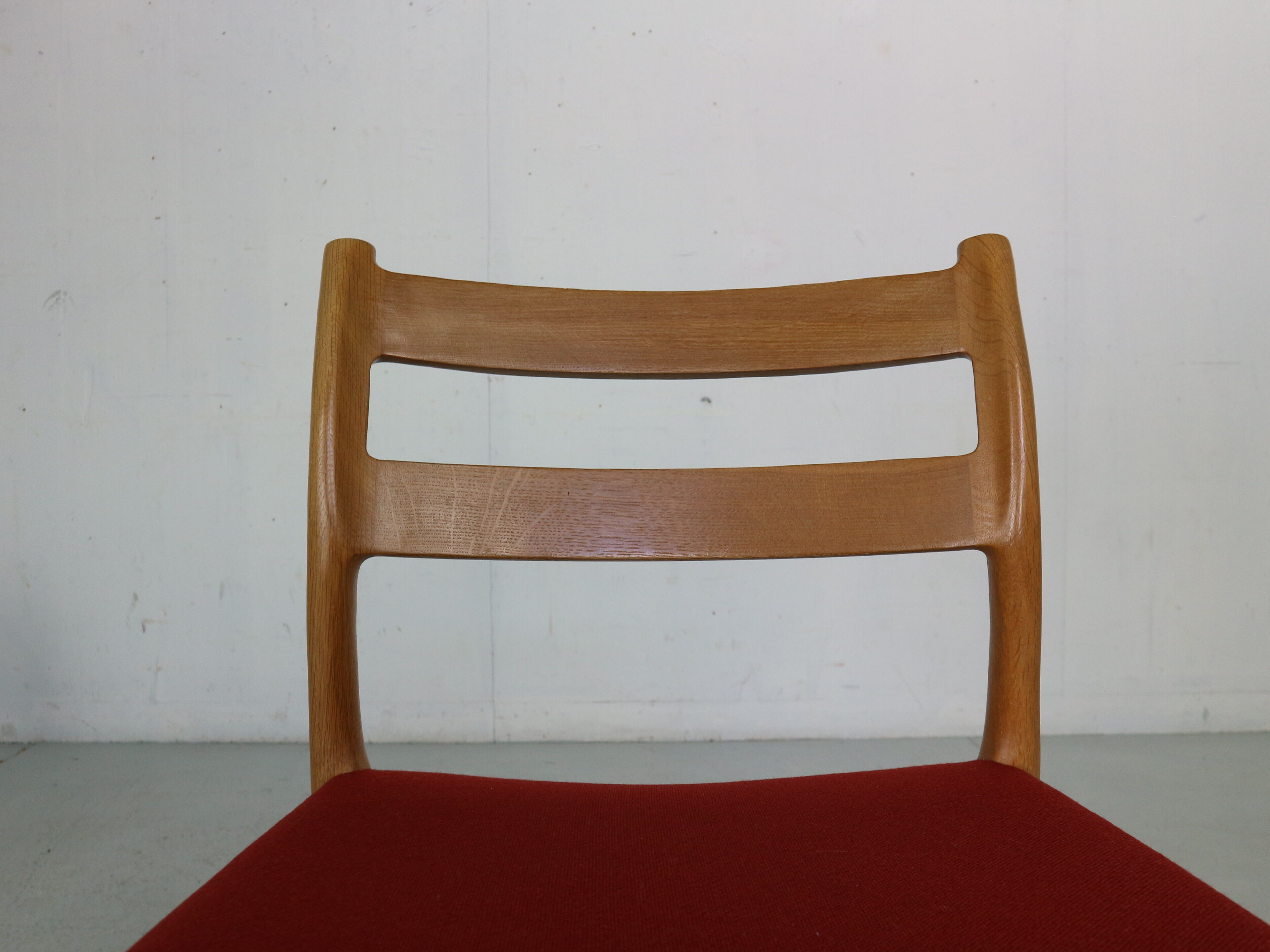 4 chairs model 84 by Niels Otto Moller for Højbjerg, Denmark 1970s