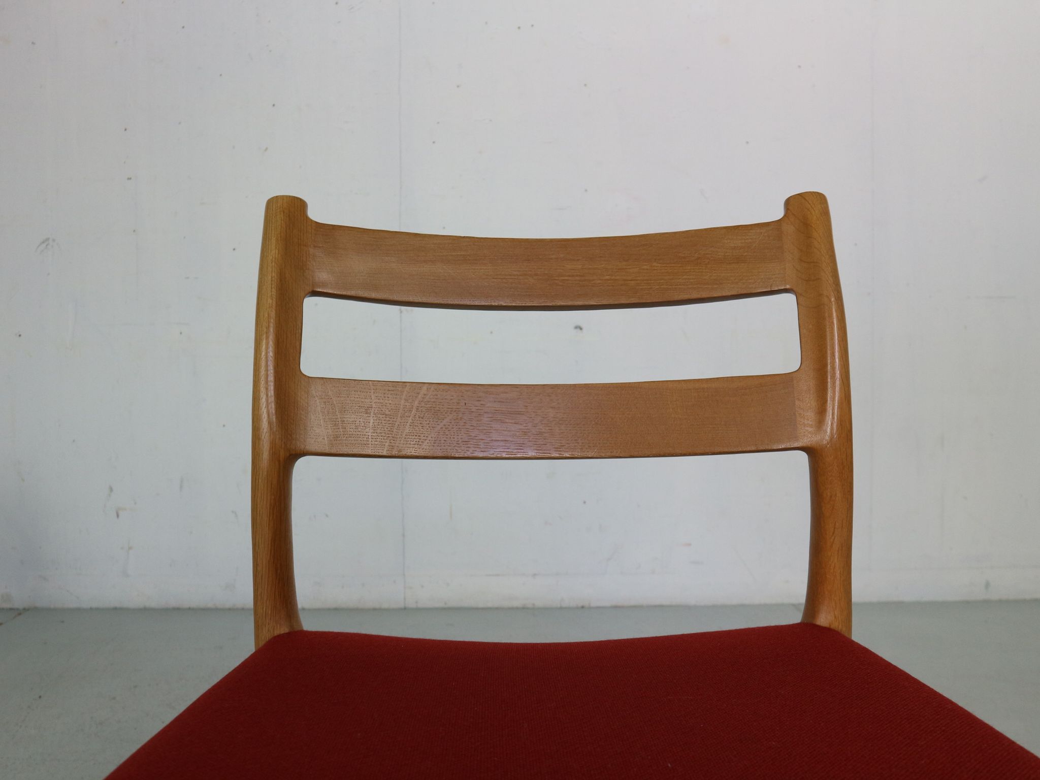 4 chairs model 84 by Niels Otto Moller for Højbjerg, Denmark 1970s