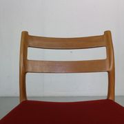 4 chairs model 84 by Niels Otto Moller for Højbjerg, Denmark 1970s