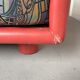 Vintage Italian Sofa from Rossi di Albizzate in Leather and Fabric, Rare Model Designed by Carlo Bar