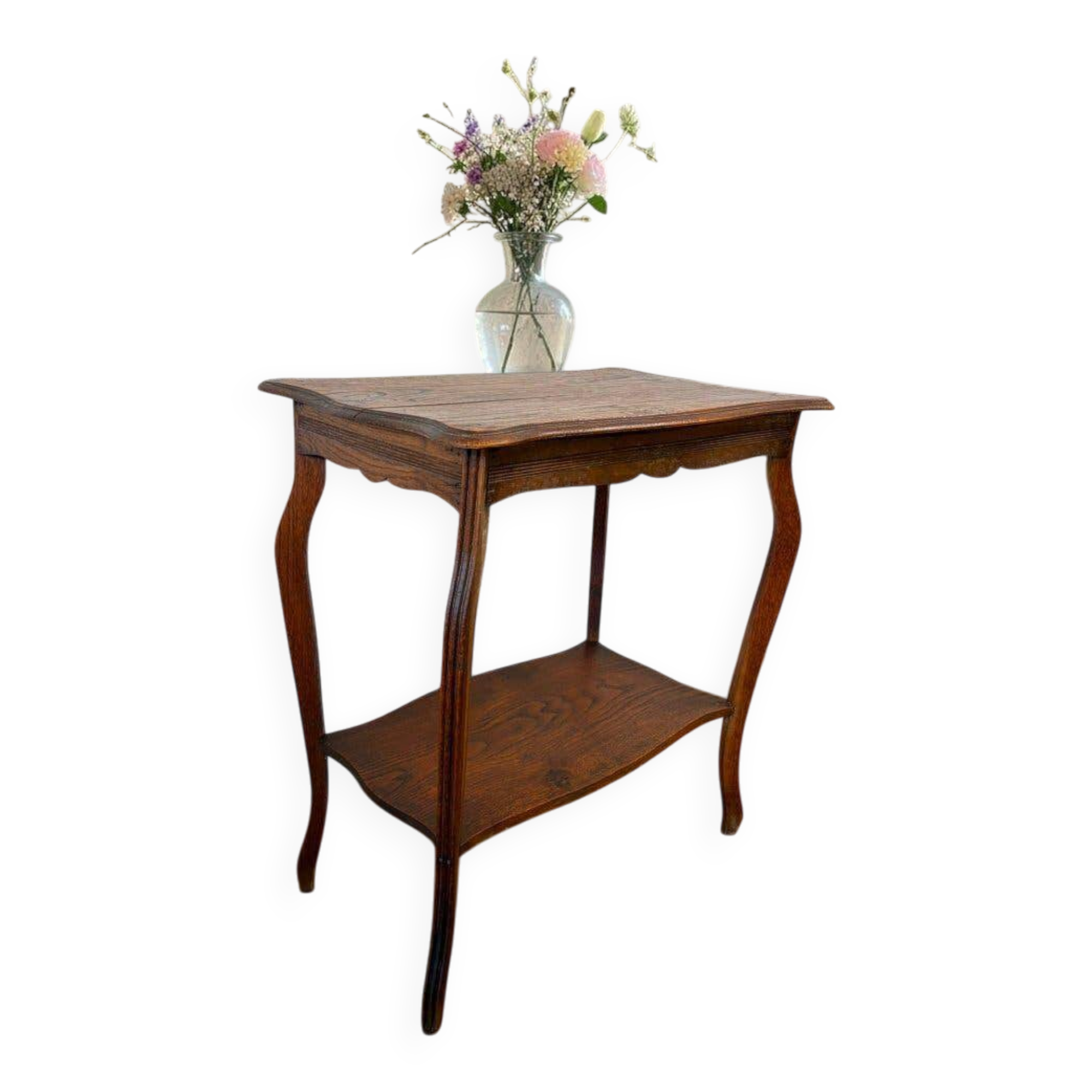 Table d'appoint/table à plantes vintage en bois