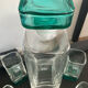 Vintage whisky decanter and Luigi Bormioli Italy glasses