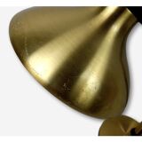 Gold and black metal desk lamp