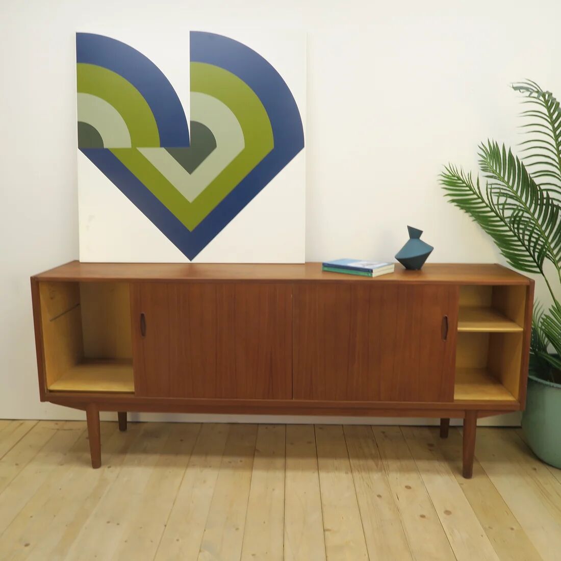 Enfilade "Trio" by Nils Jonsson for Troeds, teak, Sweden 1960