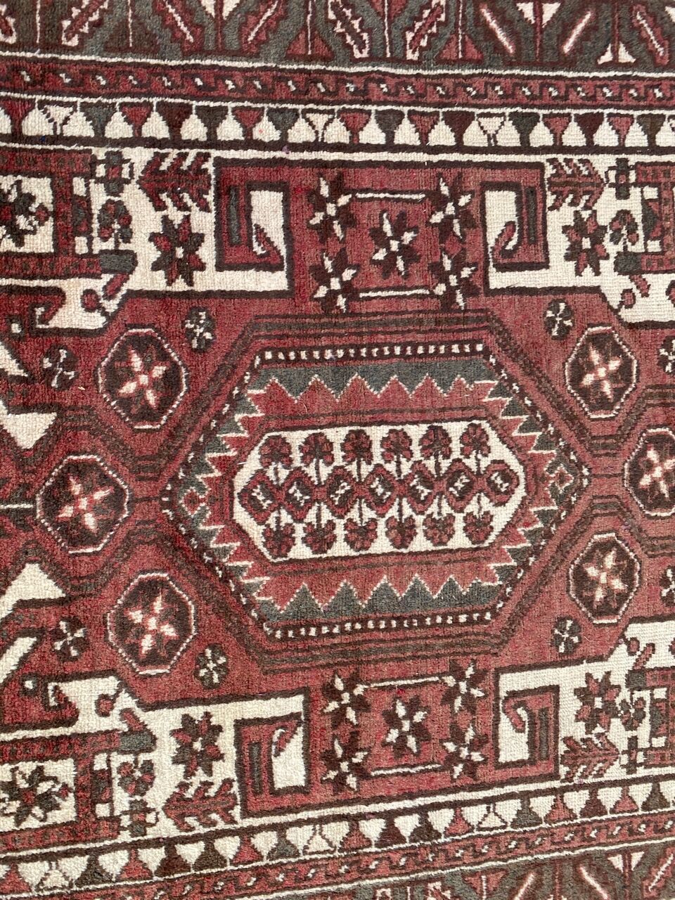 Vintage persian carpet hamadan 128x212 cm