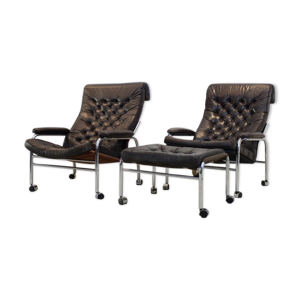 Paire de fauteuils 'bore'