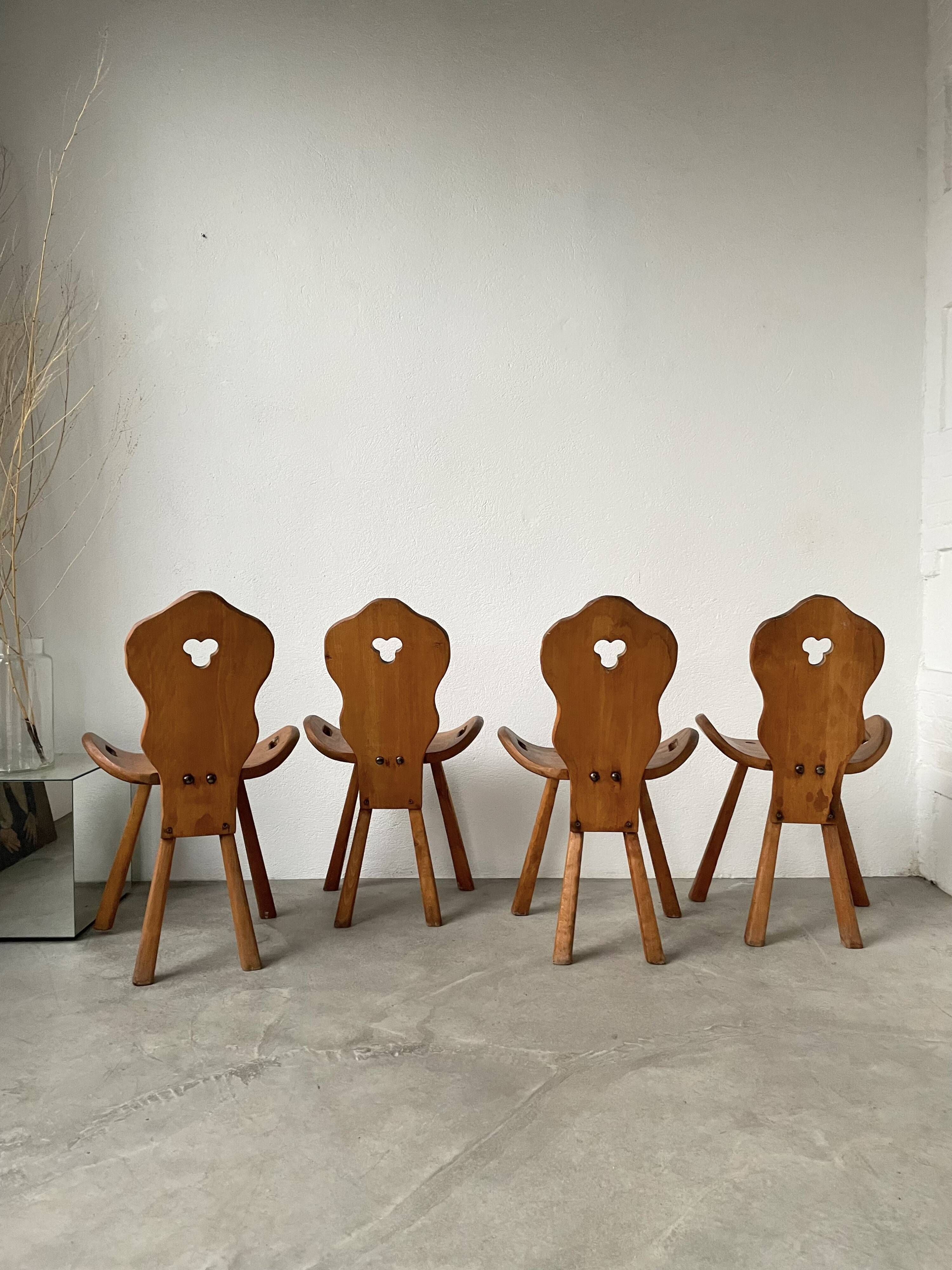 Oak mountain chalet chairs