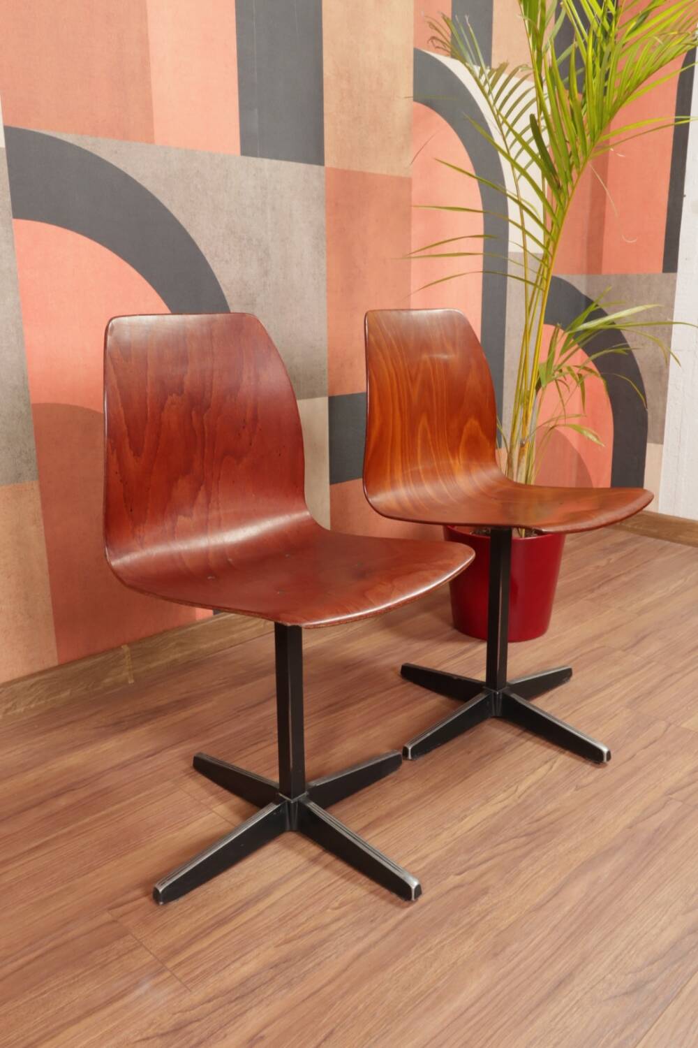 Vintage kids chairs set of 2 flototto 1970